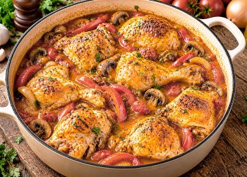 Pernas de frango estufadas: uma receita caseira, tenra e cheia de sabor