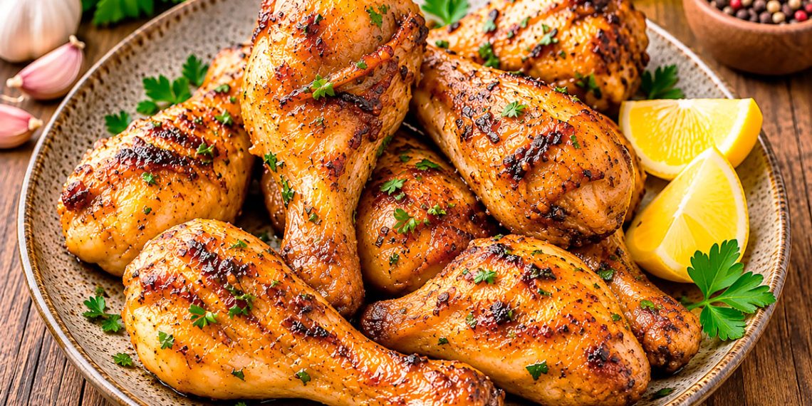Perninhas de frango na air fryer: ficam douradas, crocantes e suculentas