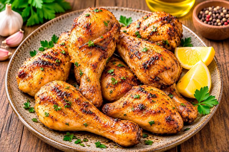 Perninhas de frango na air fryer: ficam douradas, crocantes e suculentas