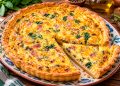 Quiche de fiambre e cogumelos: muito fácil e económica