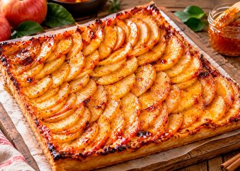 Tarte de iogurte e maçã: cremosa e irresistível