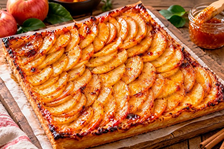 Tarte de iogurte e maçã: cremosa e irresistível