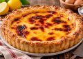 Tarte de pastel de nata: cremosa por dentro e dourada por cima