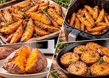 Como assar batata-doce: no forno, na air fryer, no micro-ondas e na frigideira