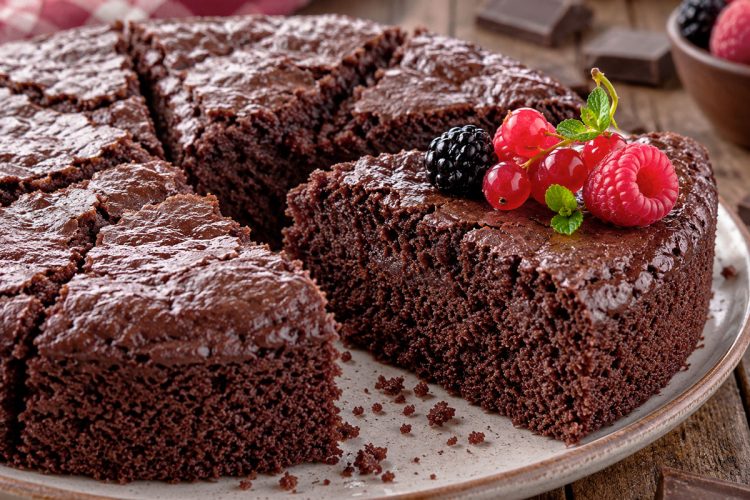 Bolo de chocolate sem açúcar para comer sem remorsos