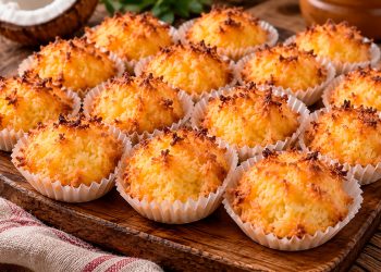 Bolinhos de coco húmidos: receita com laranja irresistível