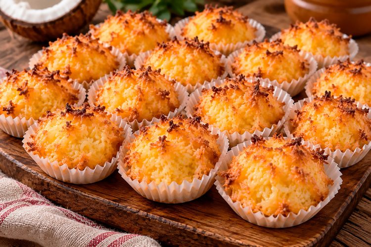 Bolinhos de coco húmidos: receita com laranja irresistível Bolinhos de coco húmidos: receita com laranja irresistível