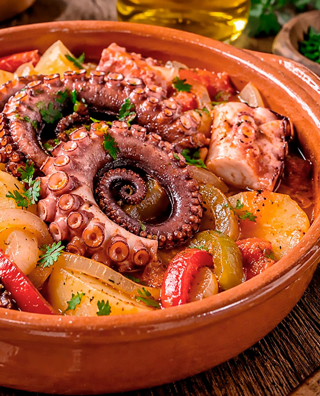 Caldeirada de polvo à portuguesa