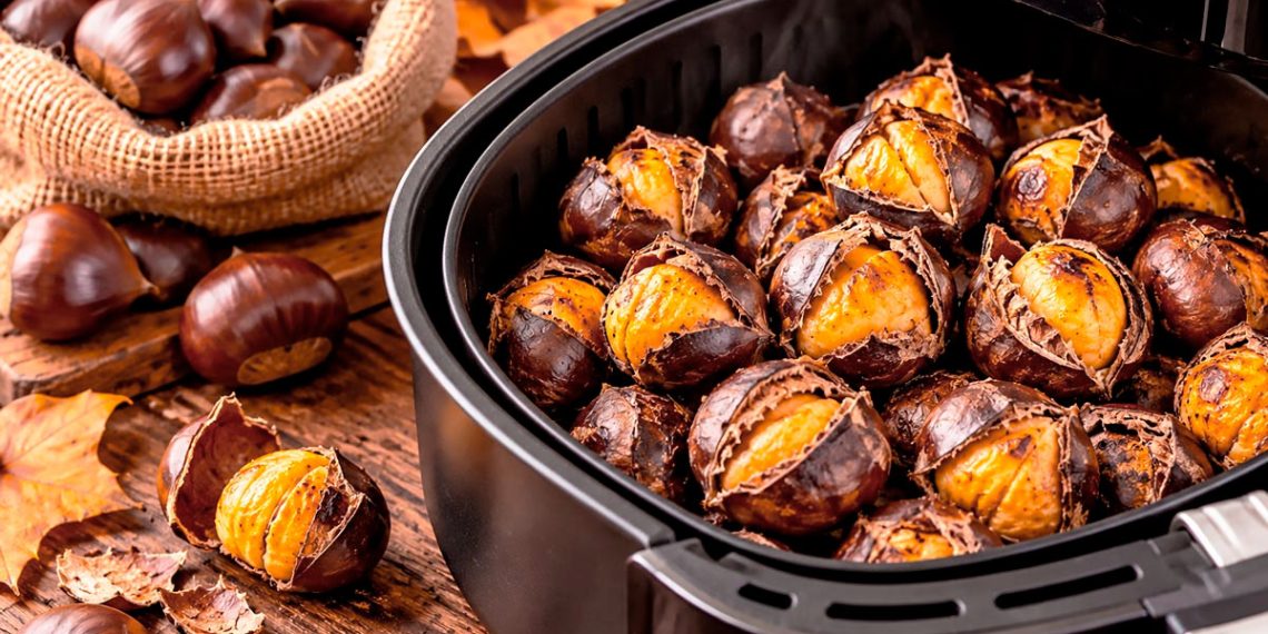 Como assar castanhas na air fryer