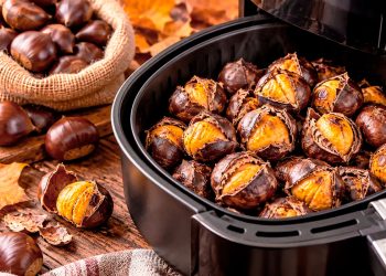 Como assar castanhas na air fryer