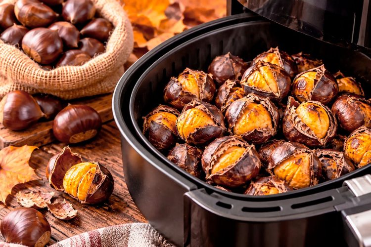 Como assar castanhas na air fryer