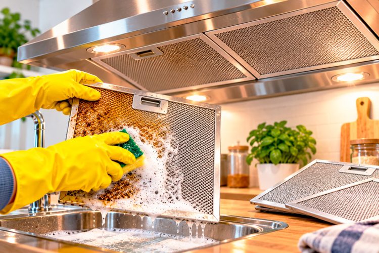 Como limpar o exaustor e o filtro da cozinha: truques para eliminar gordura e maus odores