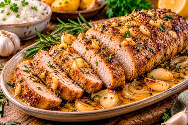 Lombinho de Porco com alho no forno: receita suculenta e deliciosa Lombinho de Porco com alho no forno: receita suculenta e deliciosa