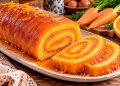Torta de cenoura molhadinha e irresistível Torta de cenoura molhadinha e irresistível