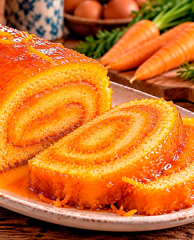 Torta de cenoura molhadinha