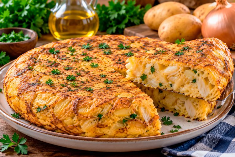 Tortilha de bacalhau: fácil e económica
