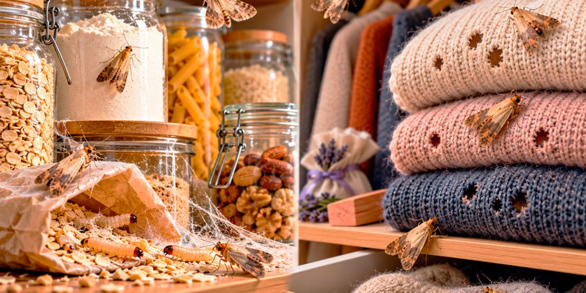 NCultura Notícias – Cultura, História, Viagens, Sociedade, Gastronomia Como eliminar traças dos armários da roupa e da cozinha: truques eficazes para acabar com a infestação