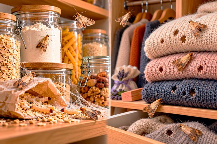 Como eliminar traças dos armários da roupa e da cozinha: truques eficazes para acabar com a infestação Como eliminar traças dos armários da roupa e da cozinha: truques eficazes para acabar com a infestação
